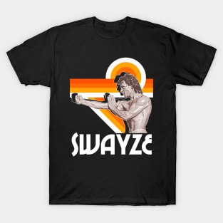 Patrick Swayze Shirtless Hot Bod FanArt Tribute T-Shirt